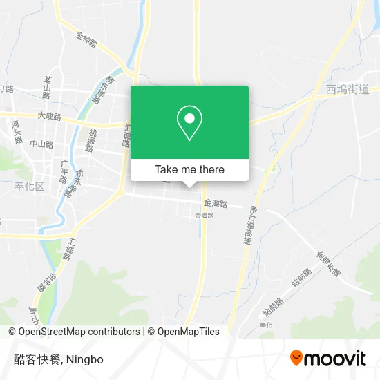酷客快餐 map