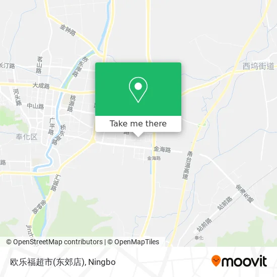 欧乐福超市(东郊店) map