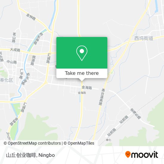 山丘创业咖啡 map