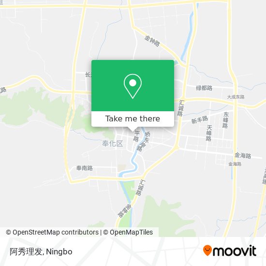 阿秀理发 map