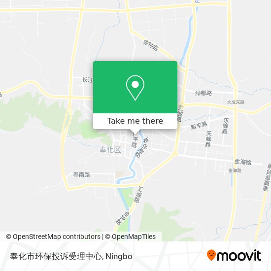 奉化市环保投诉受理中心 map