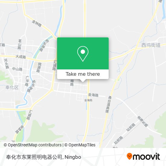 奉化市东莱照明电器公司 map