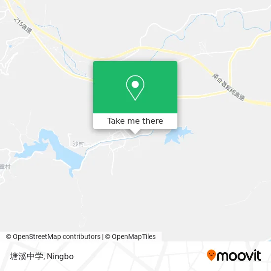 塘溪中学 map