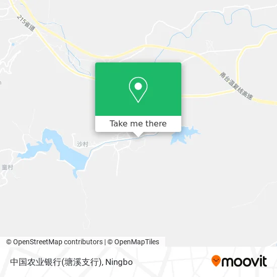 中国农业银行(塘溪支行) map