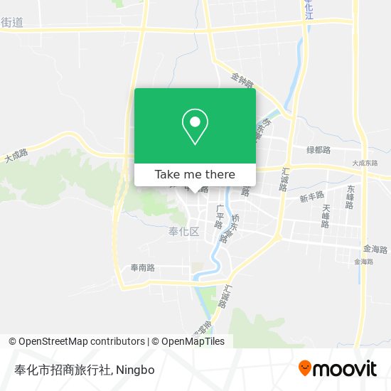 奉化市招商旅行社 map