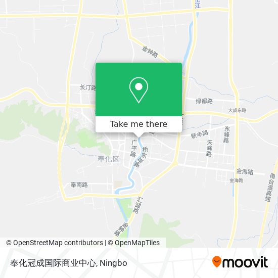 奉化冠成国际商业中心 map