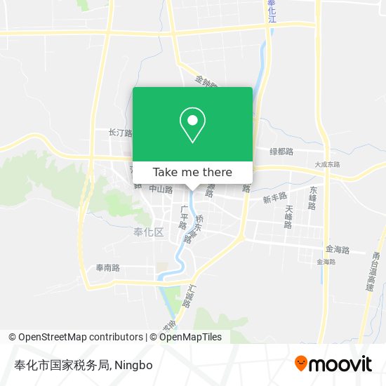 奉化市国家税务局 map
