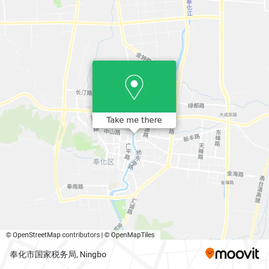 奉化市国家税务局 map