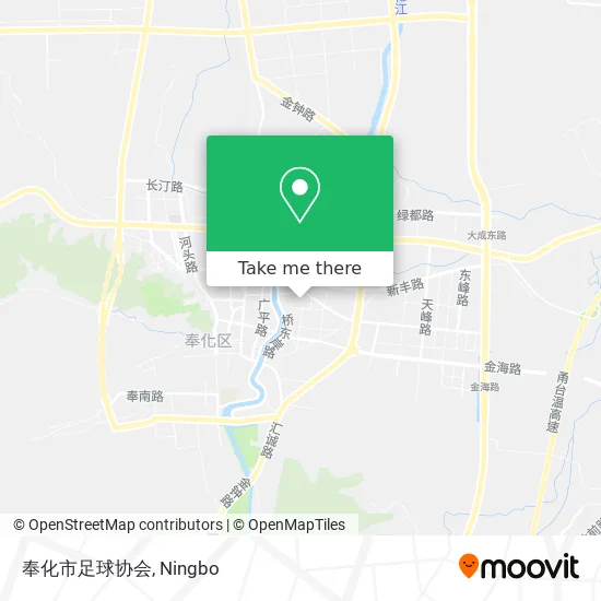 奉化市足球协会 map