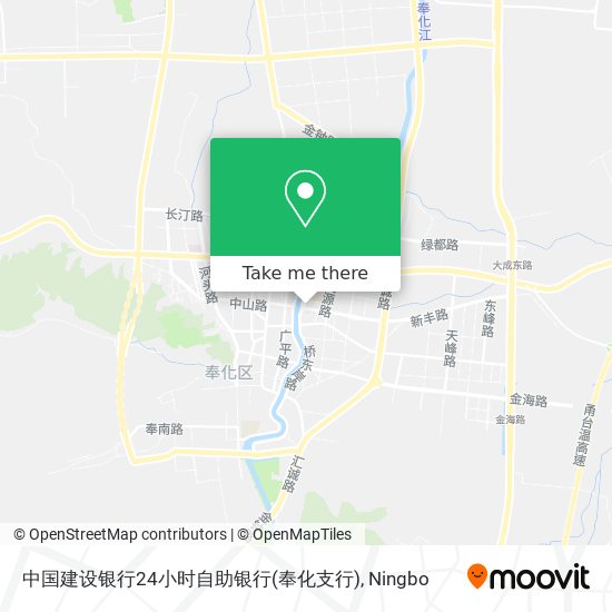 中国建设银行24小时自助银行(奉化支行) map