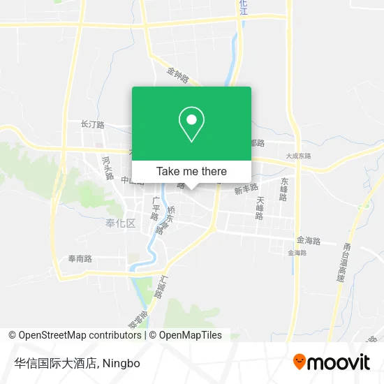 华信国际大酒店 map