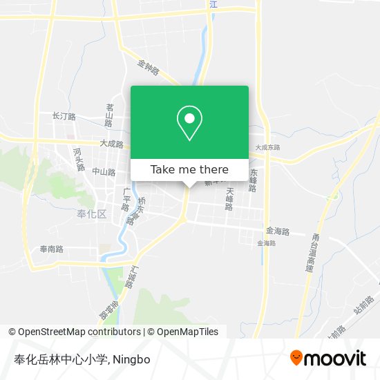 奉化岳林中心小学 map