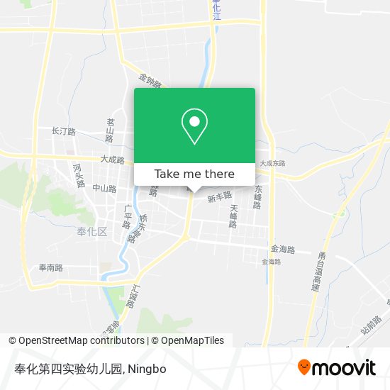 奉化第四实验幼儿园 map