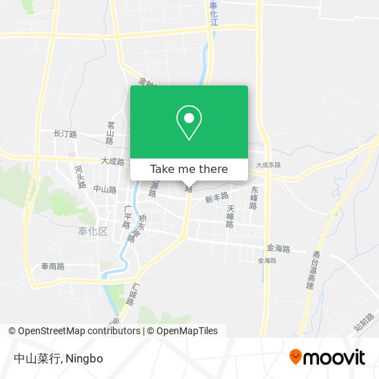 中山菜行 map