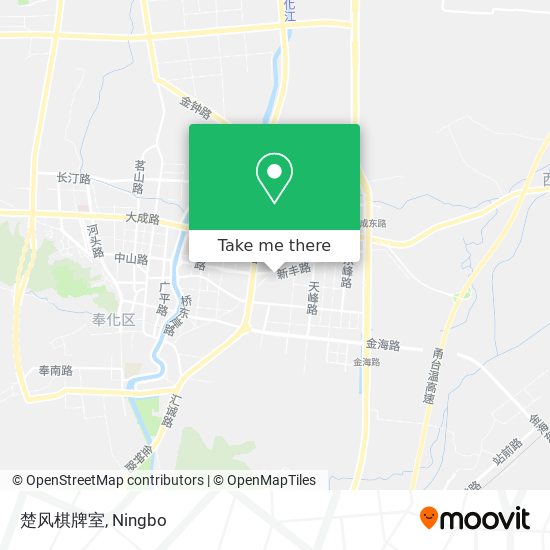 楚风棋牌室 map