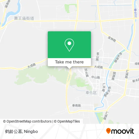 鹤龄公墓 map