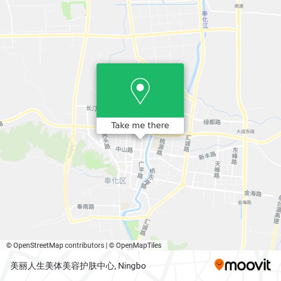 美丽人生美体美容护肤中心 map