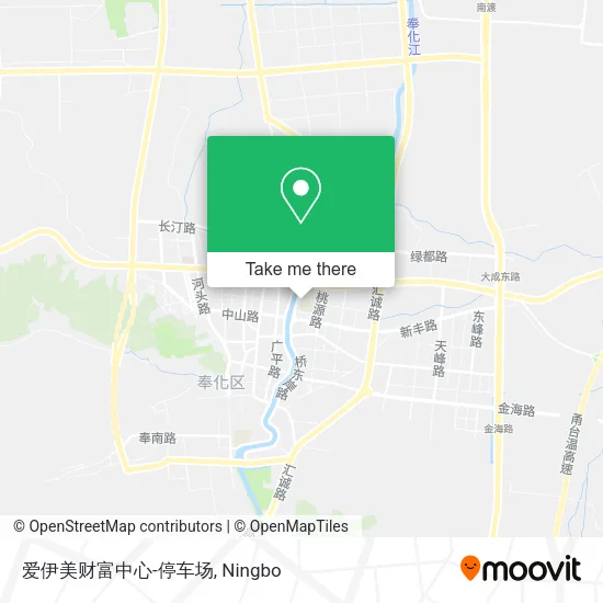 爱伊美财富中心-停车场 map