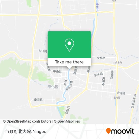市政府北大院 map