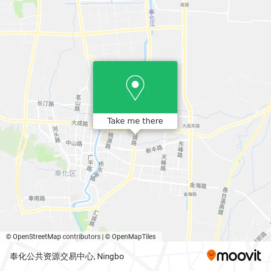 奉化公共资源交易中心 map