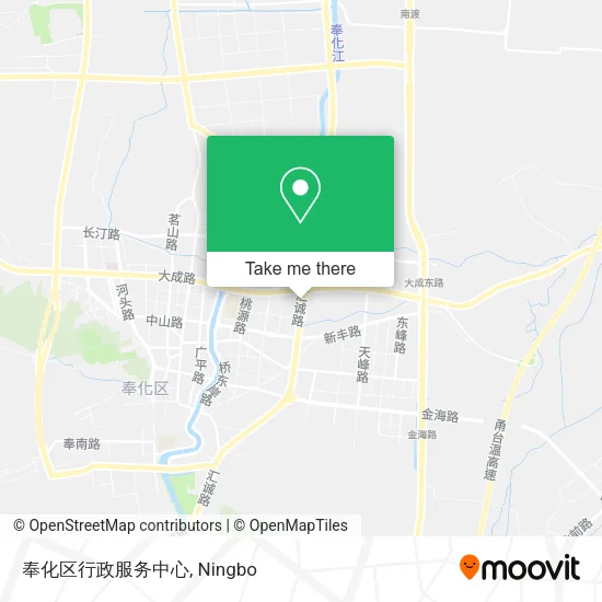 奉化区行政服务中心 map