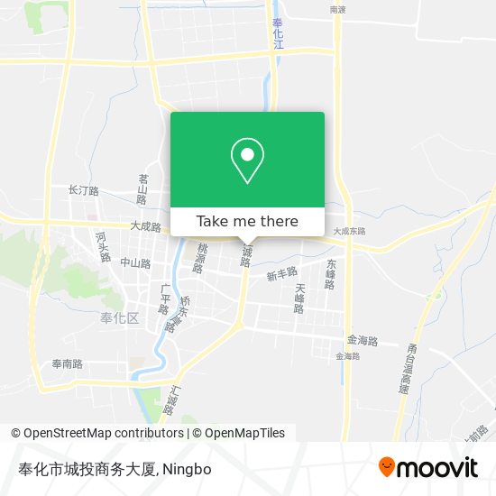 奉化市城投商务大厦 map