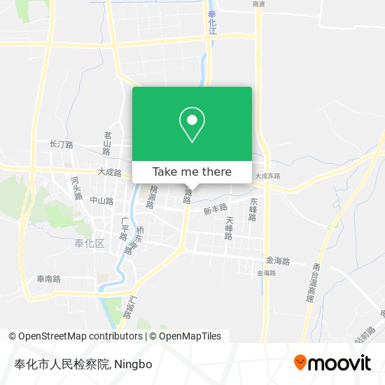 奉化市人民检察院 map