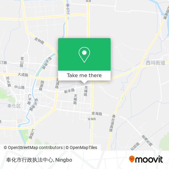 奉化市行政执法中心 map