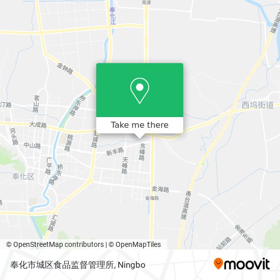 奉化市城区食品监督管理所 map