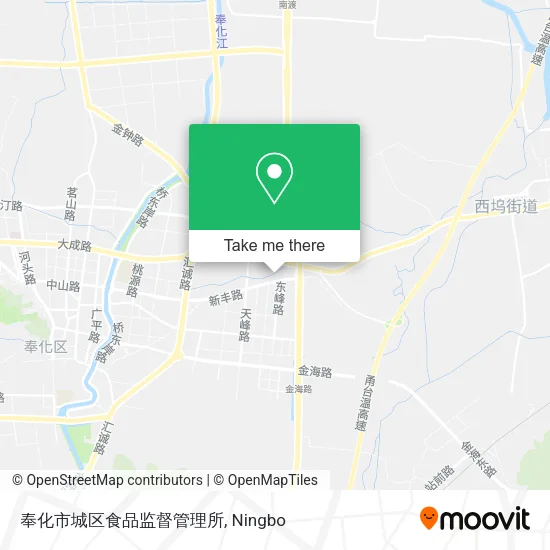 奉化市城区食品监督管理所 map