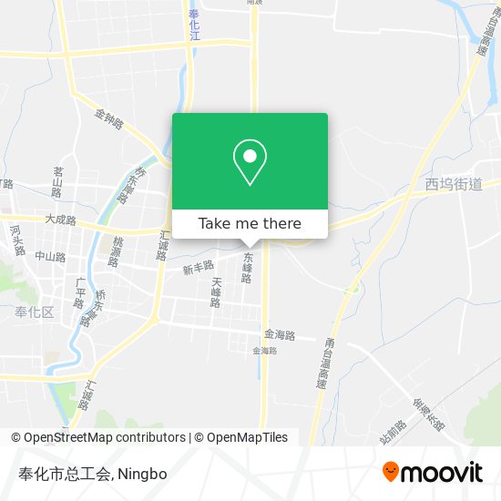 奉化市总工会 map