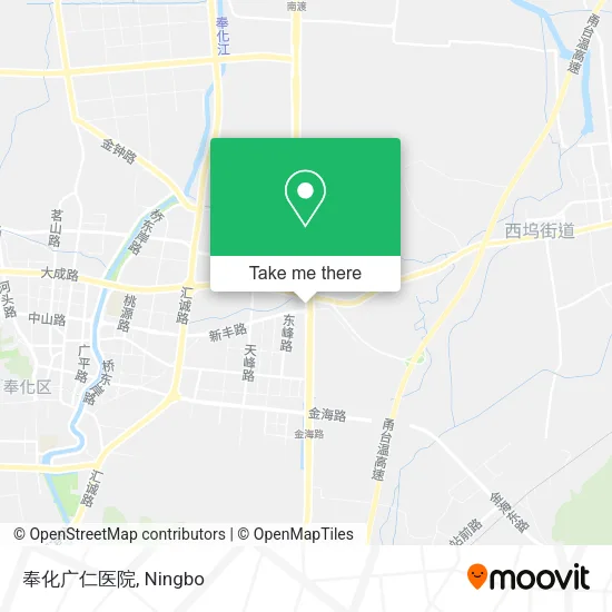 奉化广仁医院 map