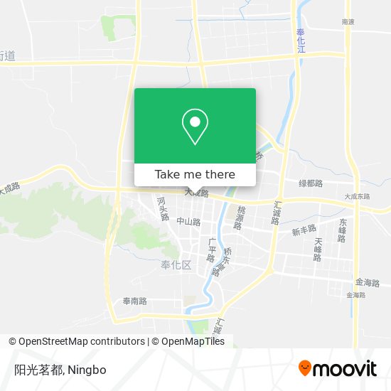 阳光茗都 map
