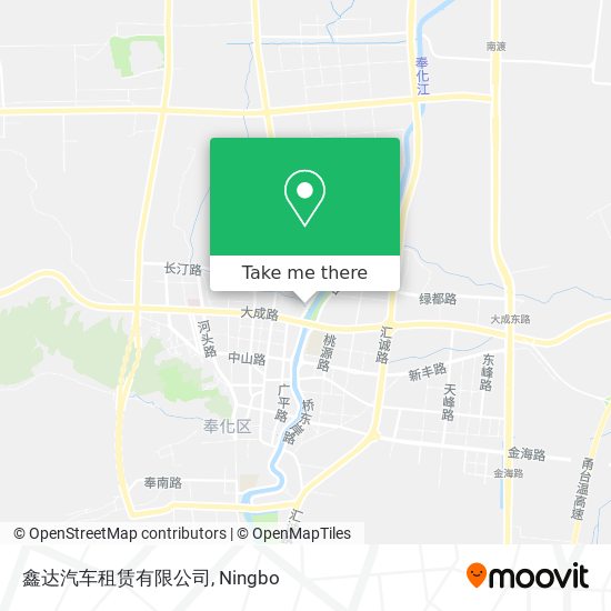 鑫达汽车租赁有限公司 map