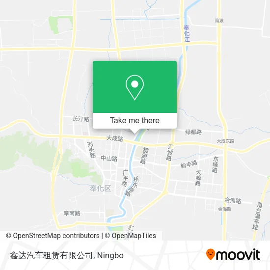 鑫达汽车租赁有限公司 map