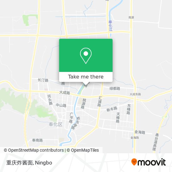重庆炸酱面 map