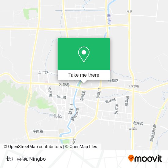 长汀菜场 map