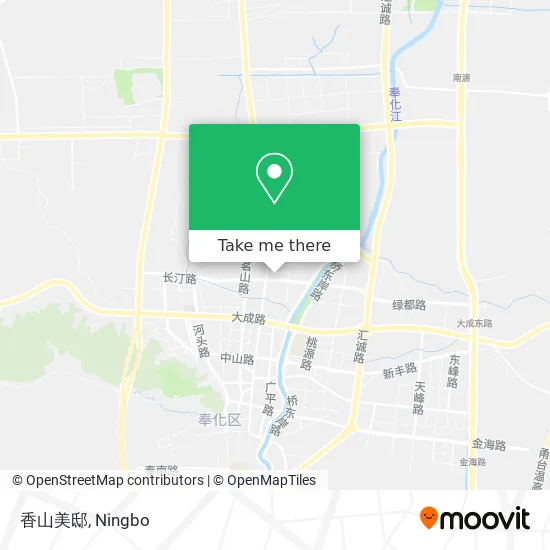 香山美邸 map