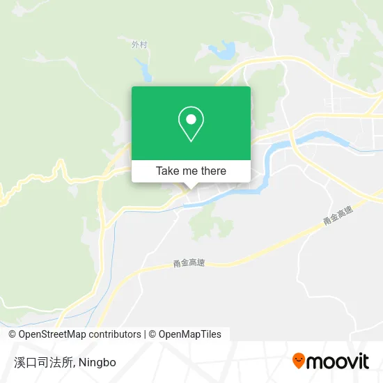 溪口司法所 map