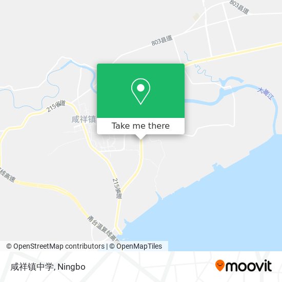 咸祥镇中学 map