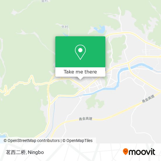 茗西二桥 map