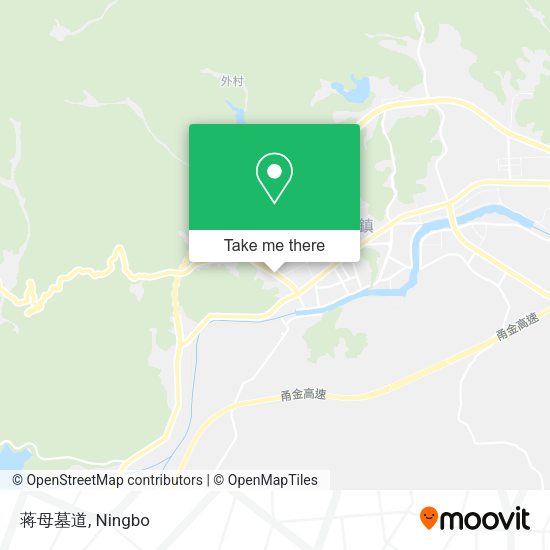 蒋母墓道 map