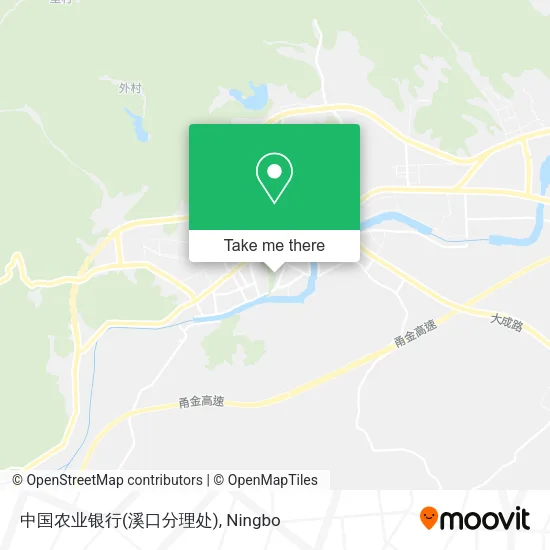 中国农业银行(溪口分理处) map
