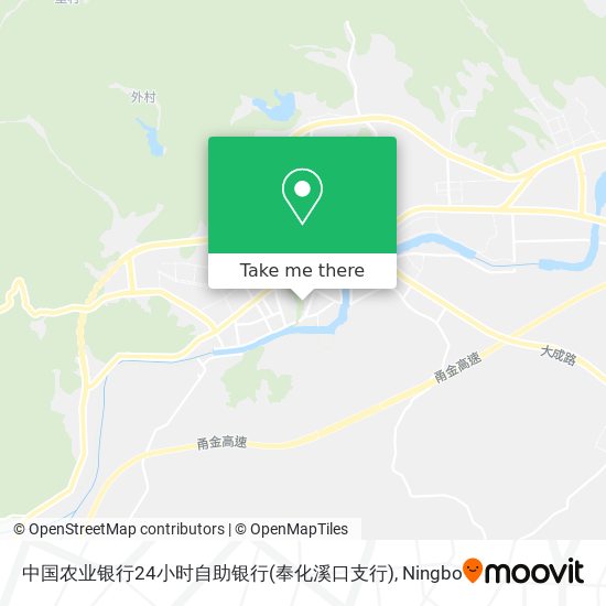 中国农业银行24小时自助银行(奉化溪口支行) map