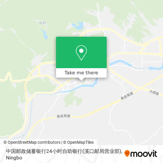 中国邮政储蓄银行24小时自助银行(溪口邮局营业部) map