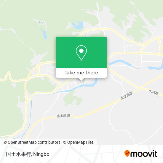 国土水果行 map