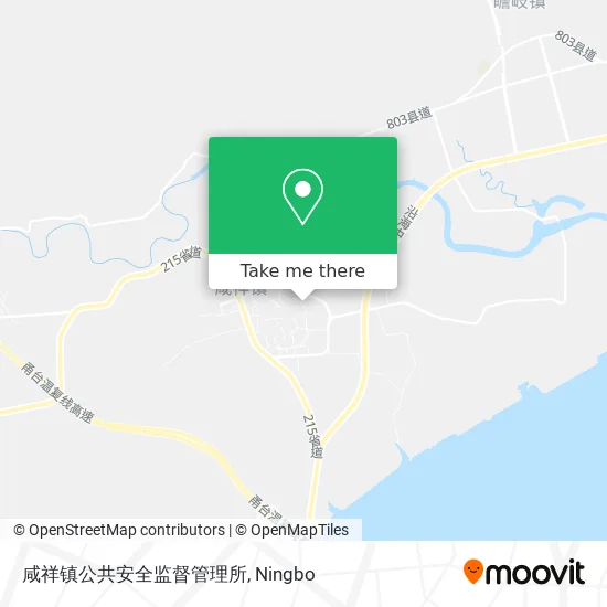 咸祥镇公共安全监督管理所 map