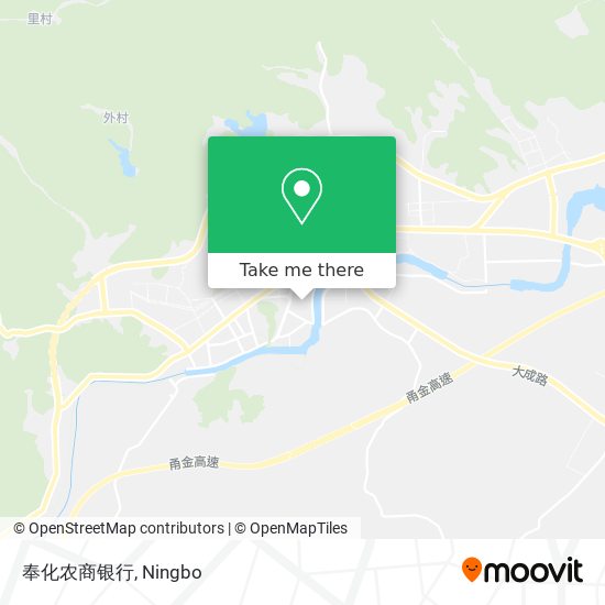 奉化农商银行 map