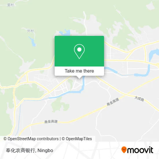 奉化农商银行 map