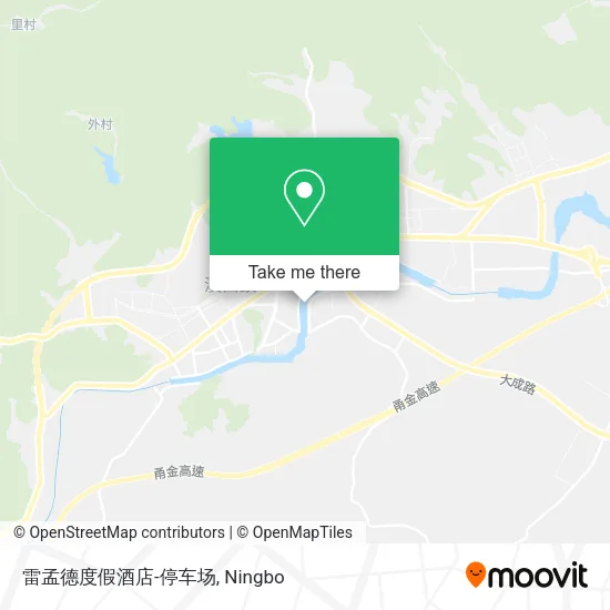 雷孟德度假酒店-停车场 map